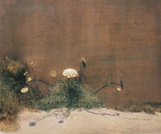 Fiori d'agosto - tempera, cm 90x75, 2001