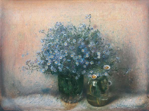 Non ti scordar - tempera, cm 40x30, 1990