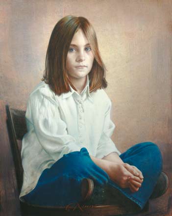 Giulia - tempera, cm 40x50, 2000