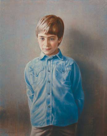Carlo - tempera, cm 40x50, 2006