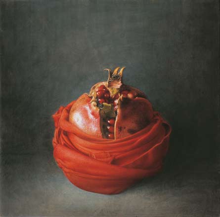 Nido due - tempera, cm 39x39, 2008