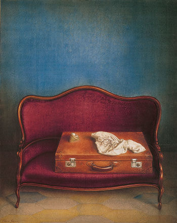 Valigia - tempera, cm 40x50, 1995
