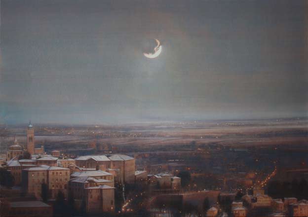 Bergamo - tempera, cm 70x50, 2010