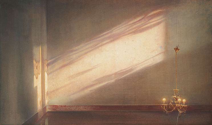 Interno - tempera, cm 50x30, 1993