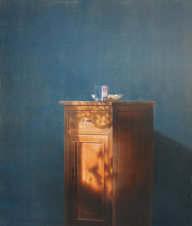Gauloises - tempera, cm 50x60, 2006