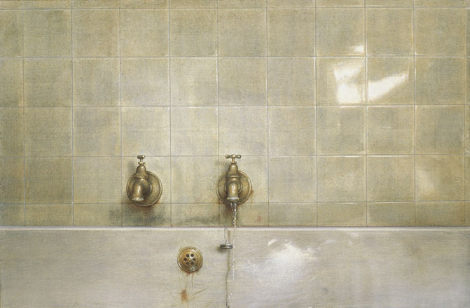 Interno - tempera, cm 54x35, 2005