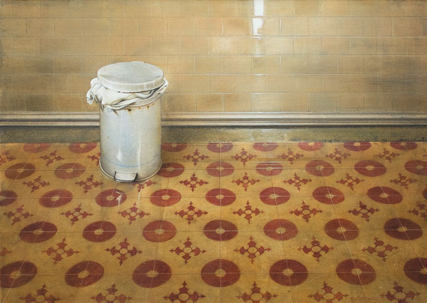 Interno - tempera, cm 70x50, 2008