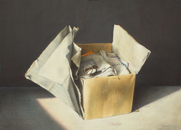 Reperti - tempera, cm 70x50, 2008