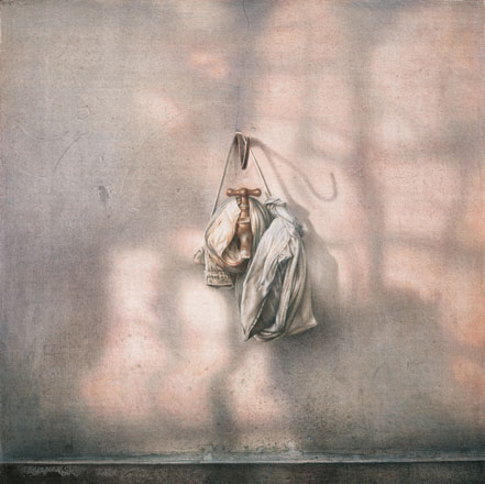 Fontana - tempera, cm 100x100, 1999