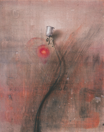 La pistola - tempera, cm 80x100, 2000