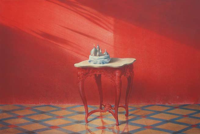 Interno - tempera, cm 120x80, 2010